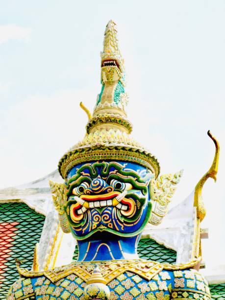 istock Thai Guardian Giant Statue in Wat Phra Kaew Thailand 1130462617