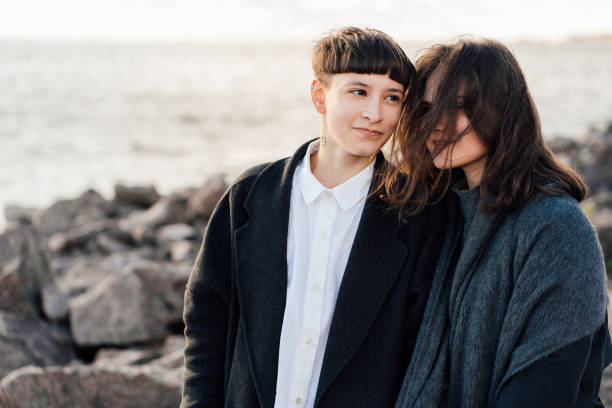 istock Real Lesbian Couple In Love 1130463722