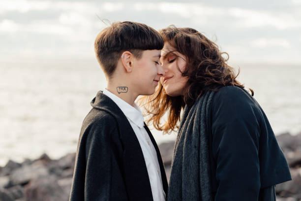 istock Real Lesbian Couple In Love 1130463840