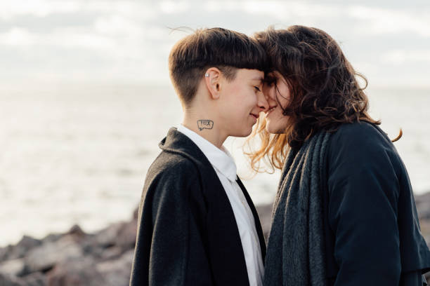 istock Real Lesbian Couple In Love 1130463850