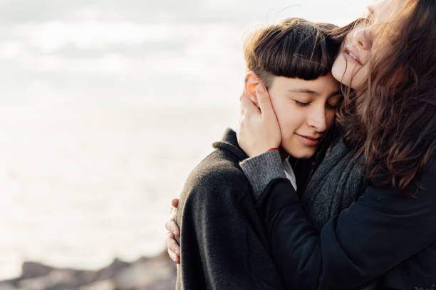 istock Real Lesbian Couple In Love 1130463863