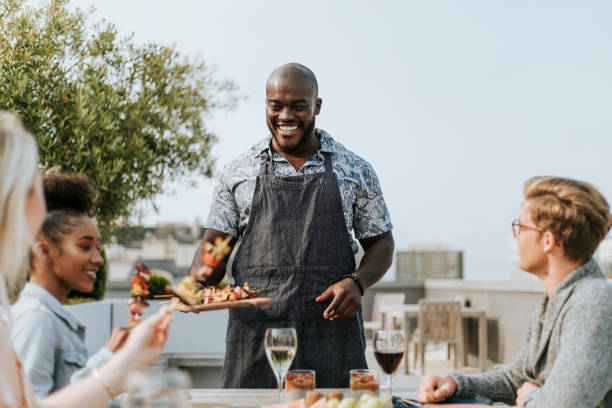istock Diverse friends having party 1130463974