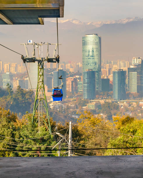 istock Santiago de Chile Aerial View from San Cristobal Hill 1130464875