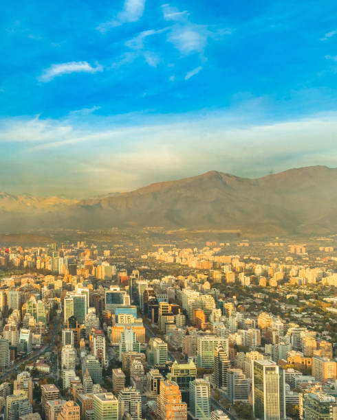 istock Santiago de Chile Aerial View from San Cristobal Hill 1130464885