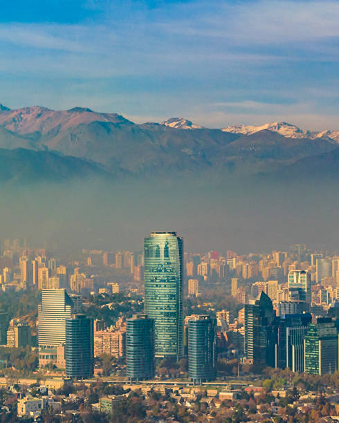 istock Santiago de Chile Aerial View from San Cristobal Hill 1130464926
