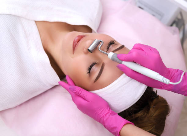istock The device is facial cosmetology. 1130465184