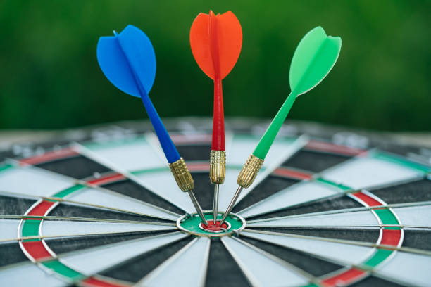 istock Target business, achieve and victory concept. 1130466569