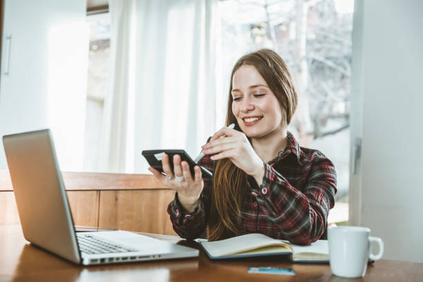 istock Young Business Woman Working in the Office 1130467608