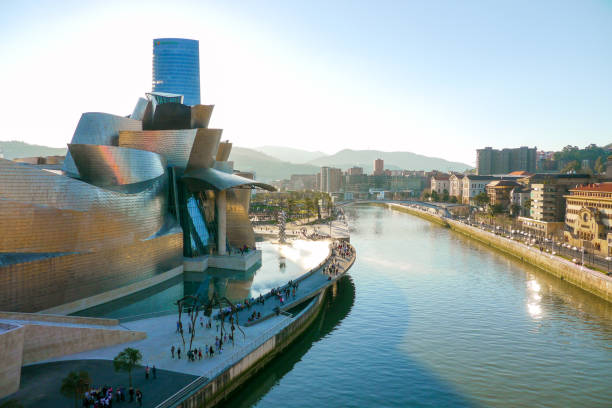Guggenheim Museum, Bilbao, Basque Country stock photo