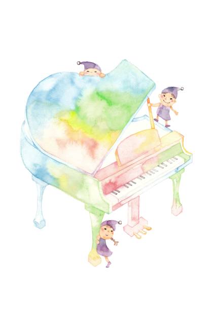 Iridescent piano Iridescent piano
Grand piano and the whole
3 dwarfs 妖精 stock illustrations