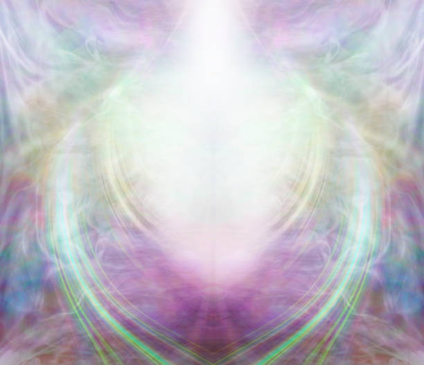 istock Beautiful Cerebral Angelic Ethereal Light Background 1130471423