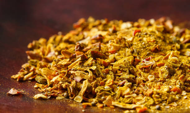 istock Mixed spices for fish in plate, closeup 1130471480