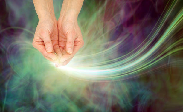istock Sending out gentle healing energy intentions 1130471559