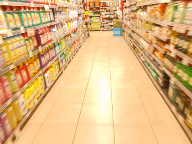 istock super market corridor blured for  background 1130473855