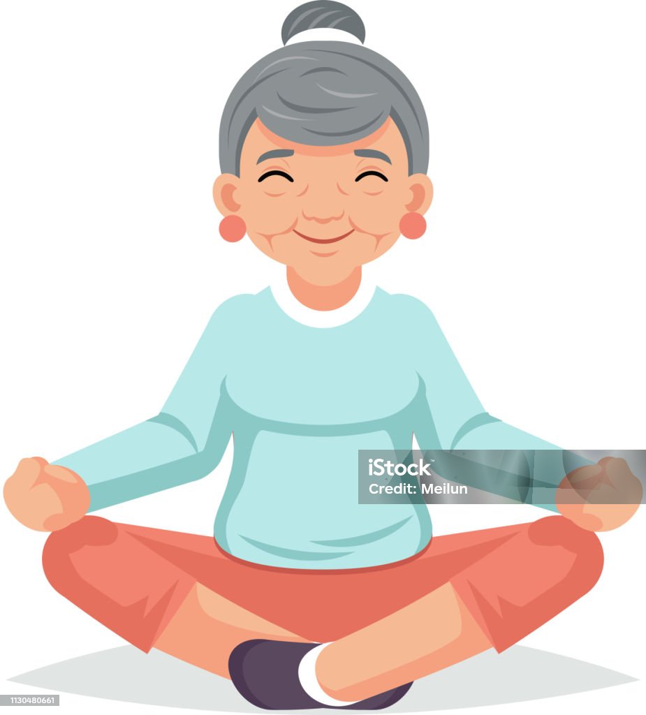 Người Lớn Khỏe Mạnh Lối Sống Thể Dục Bà Già Bà Yoga Bài Tập Hạnh ...