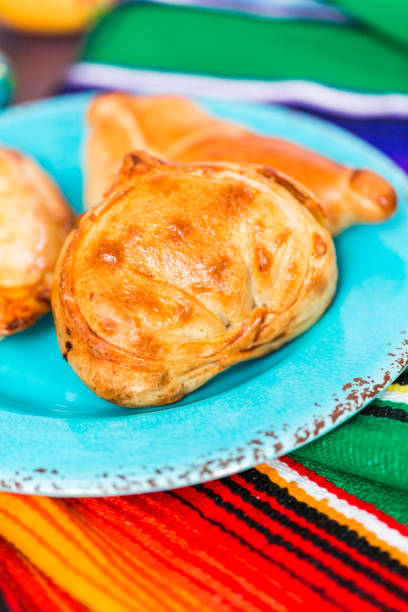 istock Homemade large empanadas with different staffings. 1130481764