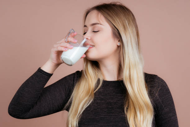istock girl dont like milk 1130485410