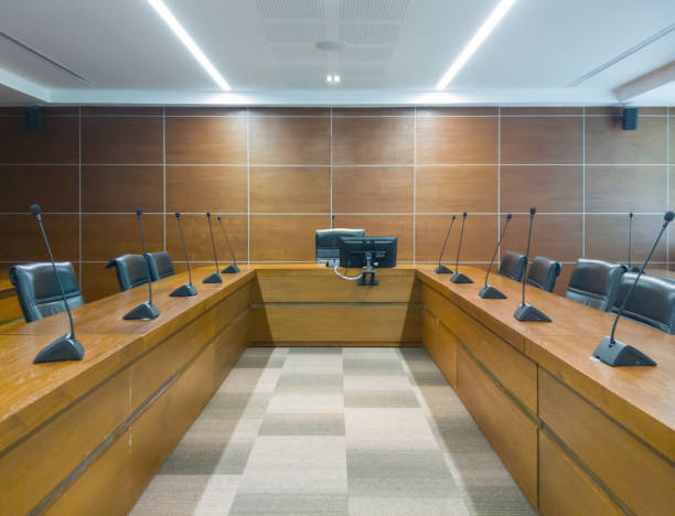 istock Empty meeting room for the conference time. 1130485568
