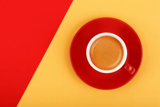 istock Directly Above Shot Of Tea On Colored Background 1130490451