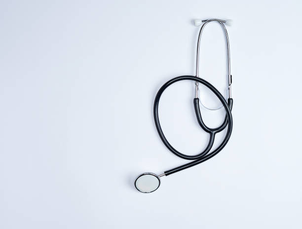 istock black medical stethoscope on a white background 1130492249