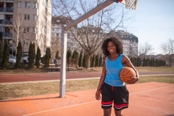 istock Female basketball player 1130494761