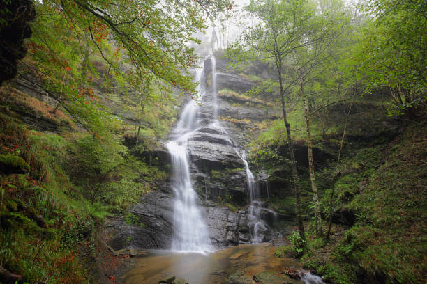 istock Uguna waterfall, Gorbea Natural Park, Vizcaya, Spain 1130499006