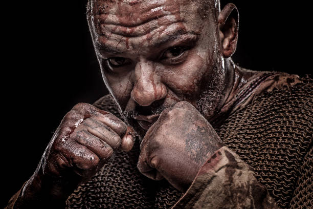 istock Black male Viking 1130501030
