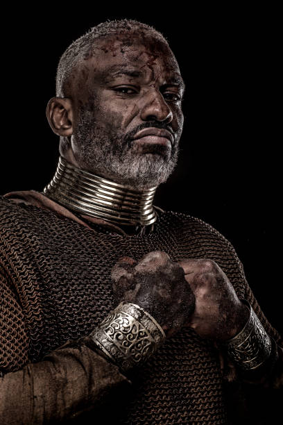 istock Black male Viking 1130501134