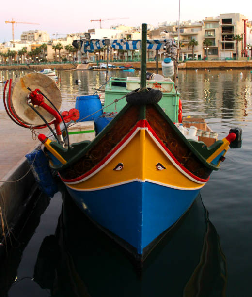 istock Traditional Maltese Luzzu Boat 1130502435