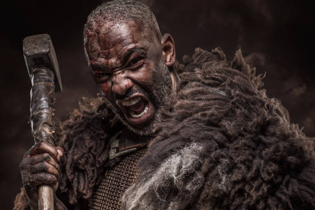 istock Black male Viking 1130502761