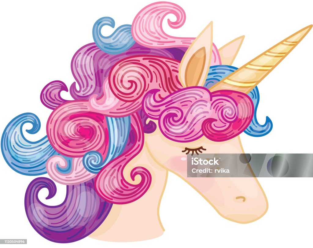 Vector Phim Hoạt Hình Kỳ Lân Dễ Thương Hình minh họa Sẵn có - Tải ...