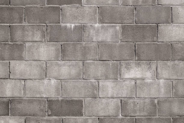 istock Old concrete blocks wall texture background. Unfinished rustic.decoration.loft idea background 1130509175
