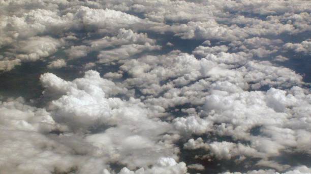 mid air cloudscape view in thailand. asia - cloud mid air cloudscape aerial view imagens e fotografias de stock