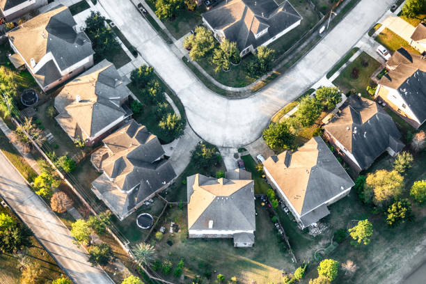 istock Middle Class Houston Neighborhood Aerial 1130511720