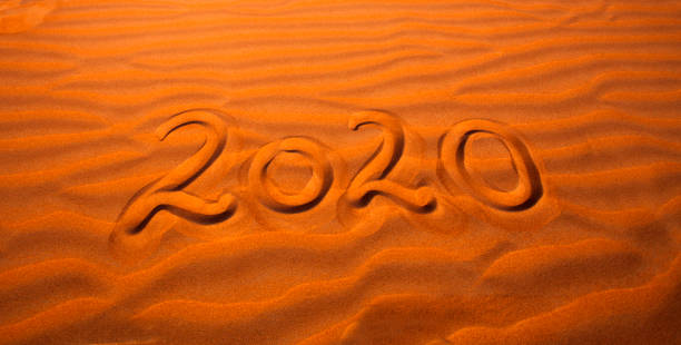 istock 2020 year written in the desert 1130511781