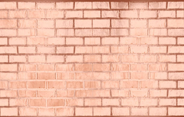istock Old brick wall. Horizontal wide brick wall background. Vintage house 1130514833