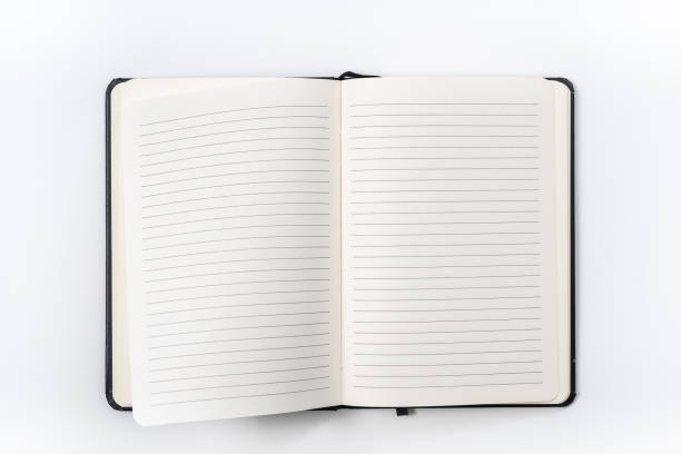 istock Brown spiral notebook isolated on white background.top view 1130515997