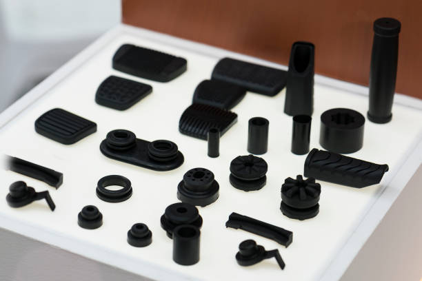high precision aluminium rubber and plastic automotive part manufacturing by casting and machining