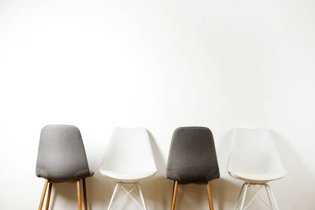 istock Lofty style chair with nobody sitting on it. Available seats. 1130519906