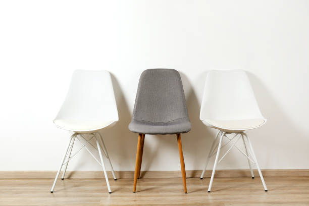istock Lofty style chair with nobody sitting on it. Available seats. 1130519907