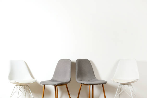 istock Lofty style chair with nobody sitting on it. Available seats. 1130520235