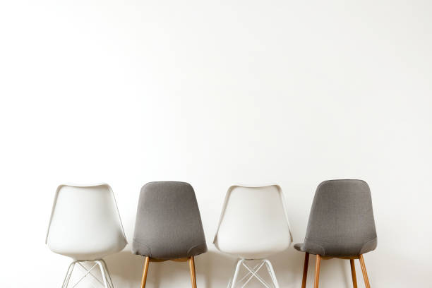 istock Lofty style chair with nobody sitting on it. Available seats. 1130520241