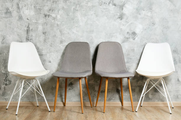 istock Lofty style chair with nobody sitting on it. Available seats. 1130522044
