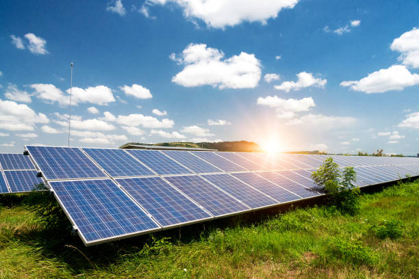 istock Solar panel, photovoltaic, alternative electricity source - concept of sustainable resources 1130524773