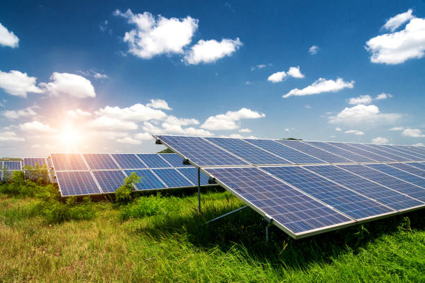 istock Solar panel, photovoltaic, alternative electricity source - concept of sustainable resources 1130525145