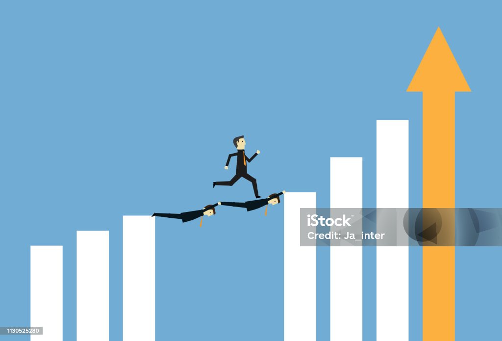 Going Up Example Going Up Stock Illustration - Download Image Now - Abstract ...