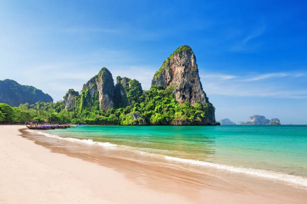 istock Thai traditional wooden longtail boat 1130535506