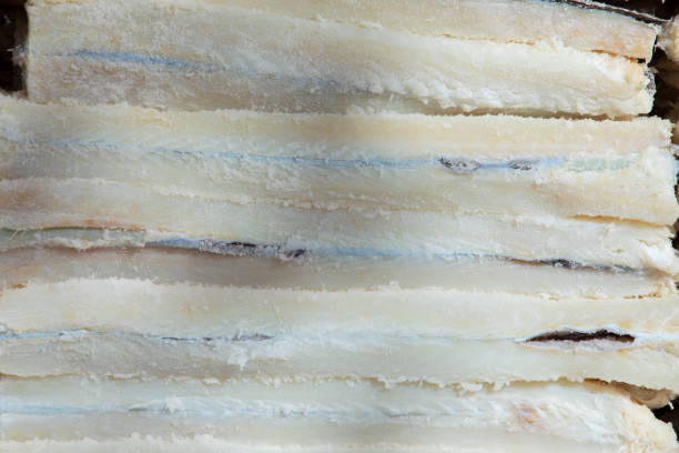 istock Gadus morhua salted  in the marquet 1130535512
