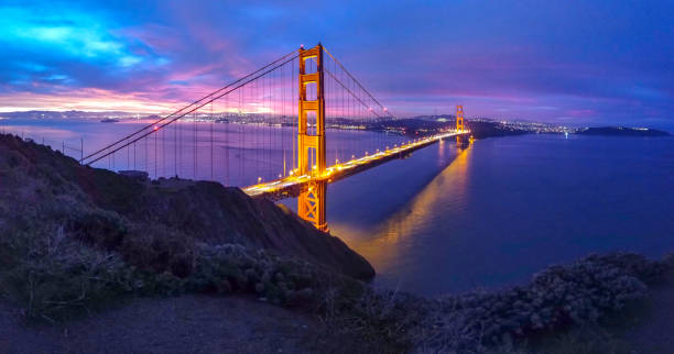 istock San Francisco and Golden Gate Bridge at sunrise. 1130535770