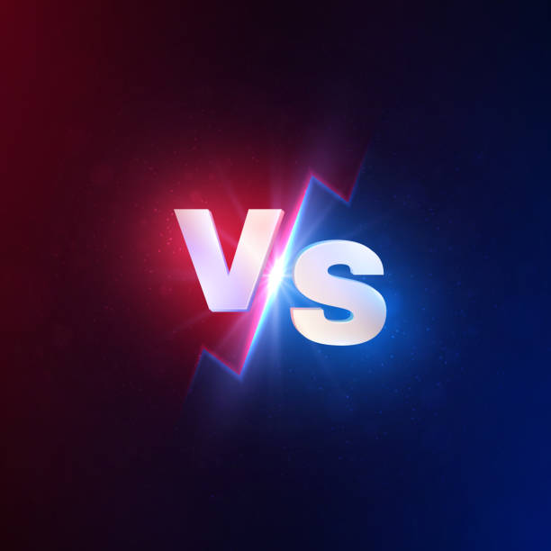 istock Versus background. Vs battle competition, mma fighting challenge. Lucha duel vs contest concept 1130535777
